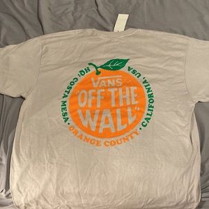 Vans Off The Wall Orange County T-shirt. Never worn. Original tags still on.